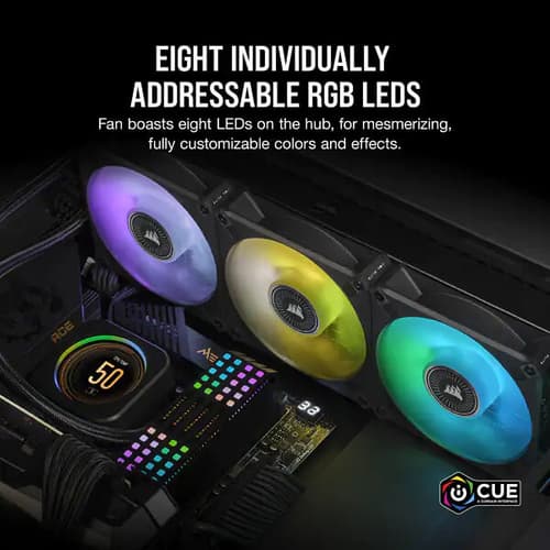 Corsair iCUE ML120 RGB Elite 120mm Cabinet Fan (Single Pack)